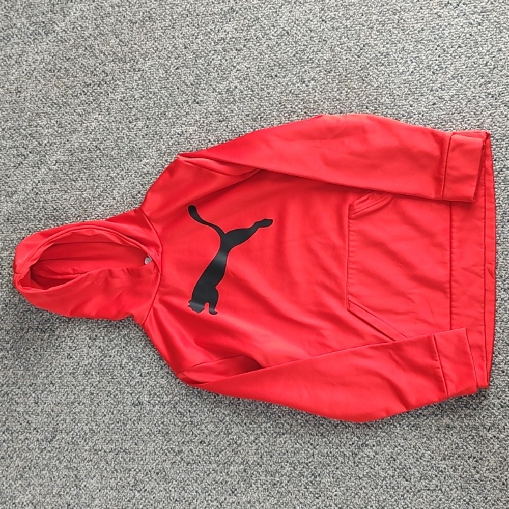 PUMA Boys' Logo Pullover Hoodie